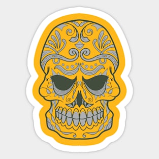 Skull Art Sticker